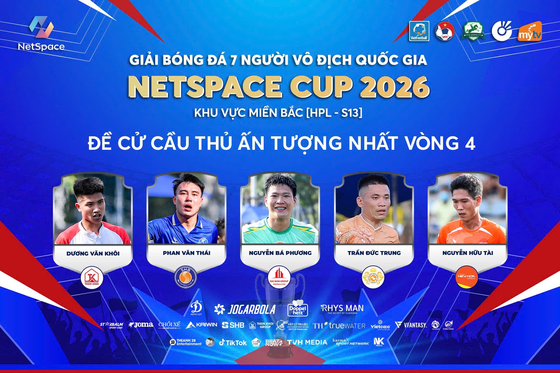 Bình chọn cầu thủ ấn tượng nhất vòng 4 [HPL-S13]